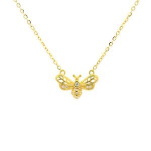 Honeybee Charm Necklace